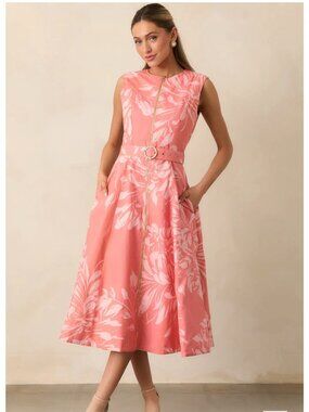 Prosperina Eliana Women's Reversible Midi  Dress Size S